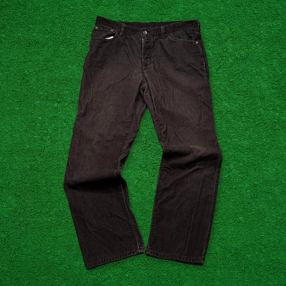 Old Navy Straight Fit Brown Faded Corduroy Pants